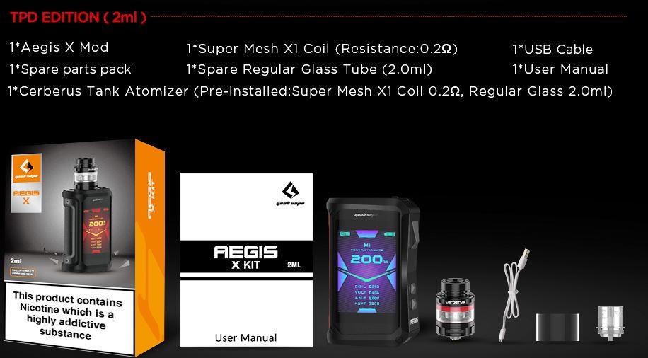 Geekvape resistenza Cerberus Super Mesh X1 KA1 0.2ohm - 5pz