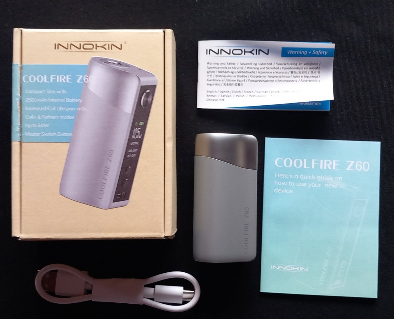 Innokin Coolfire Z50 Solo Batteria Colore Metallico